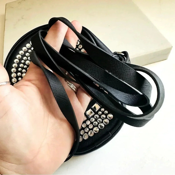 NWOT 2023 Bath & Body Work Crystal Bling Studded Skull Cosmetic/Crossbody - Picture 9 of 9